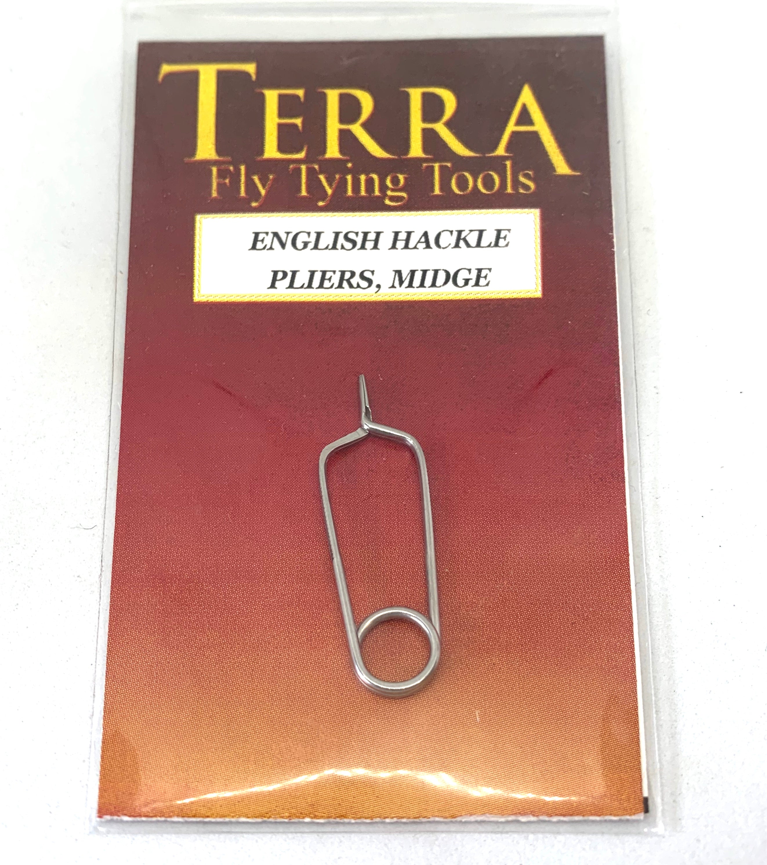 Terra English Hackle Pliers Small - Flytackle NZ
